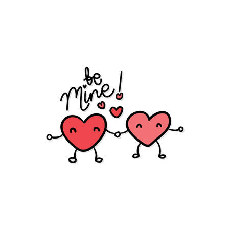 Happy valentines dayのイラスト素材