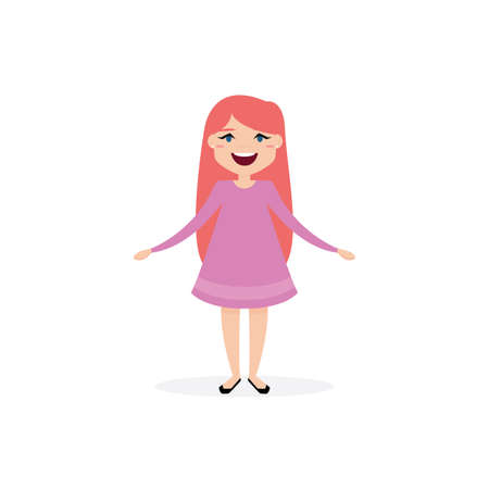 Happy young personのイラスト素材