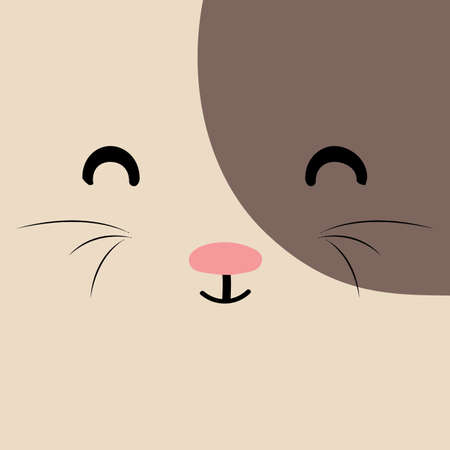 Cartoon cat Backgroundのイラスト素材