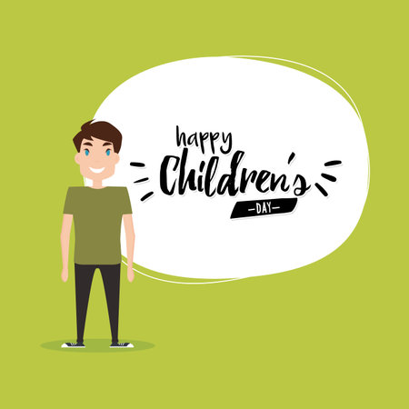 Happy Children dayのイラスト素材