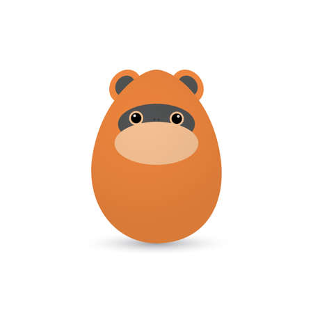 Easter Monkey Eggのイラスト素材