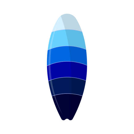 Abstract summer surfboard on a white backgroundのイラスト素材