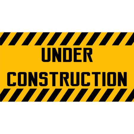 Abstract under construction background with some special objectsのイラスト素材