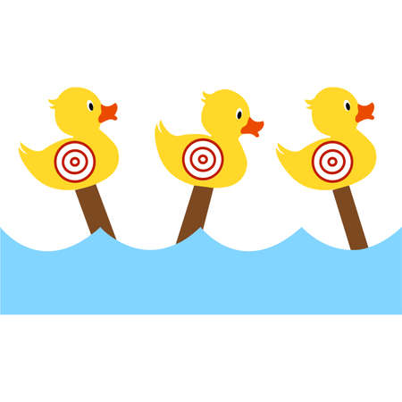 Abstract outline carnival object on a white background.のイラスト素材