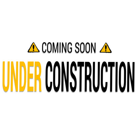 Abstract under construction background with some special objects