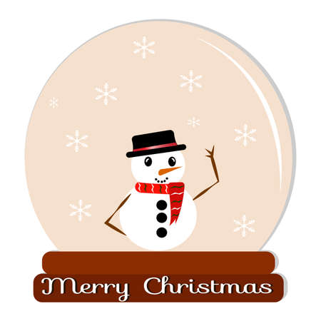 MerryChristmas background with some special objects.のイラスト素材