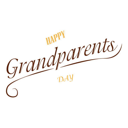 Happy grandparents dayのイラスト素材
