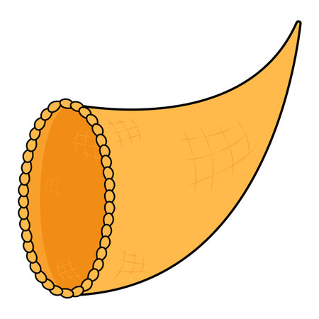 Happy thanksgiving day object on a white backgroundのイラスト素材