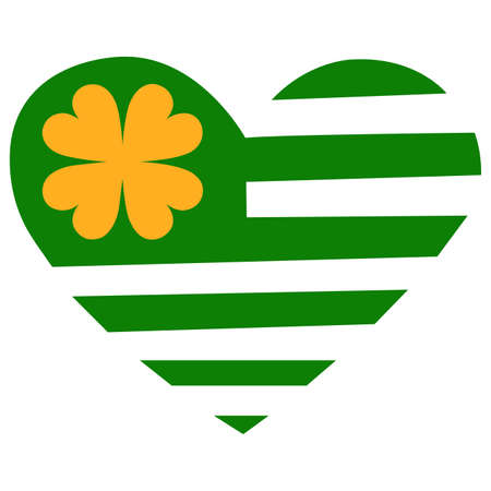 Abstract graphic element for St. Patricks day on a white background.のイラスト素材