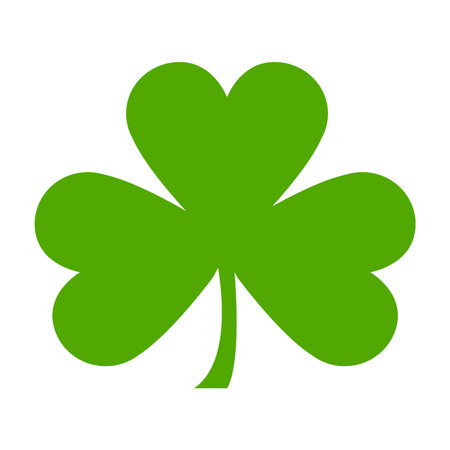 Abstract St. Patrick's day object on a white background.のイラスト素材