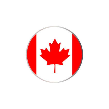 Abstract flag circle icon on a white background.のイラスト素材