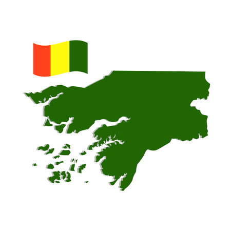 Abstract country map.のイラスト素材