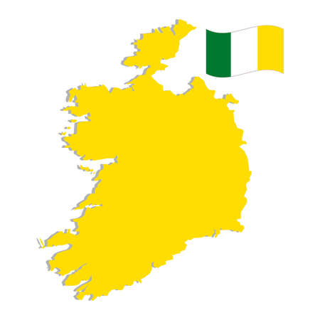 Abstract country map.のイラスト素材