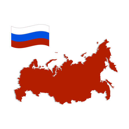 Abstract country map Vector illustration.のイラスト素材