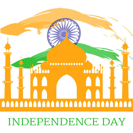 India Independence day banner design.のイラスト素材