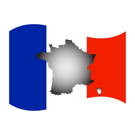 Commemorative France Symbol.のイラスト素材
