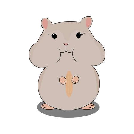 Abstract cute animal.のイラスト素材