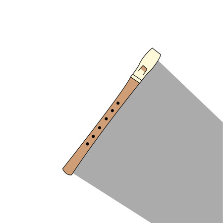 Abstract isolated music object on a white backgroundのイラスト素材