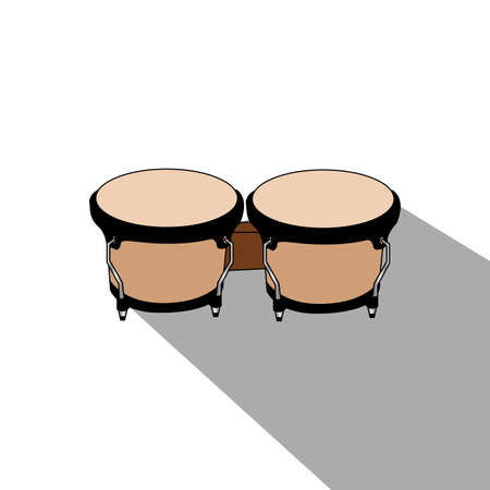 Abstract isolated music object on a white backgroundのイラスト素材