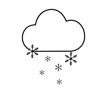abstract weather icon on a white backgroundのイラスト素材