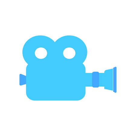 Abstract technology object video camera illustration.のイラスト素材