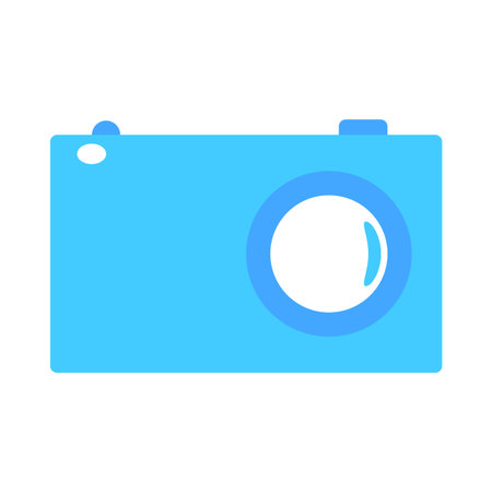 Abstract technology object camera illustration.
