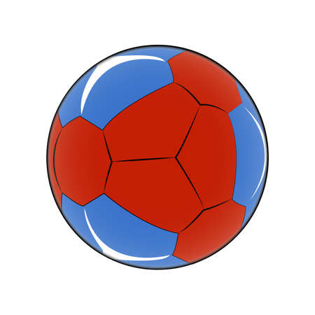 Abstract soccer ball object illustration.のイラスト素材