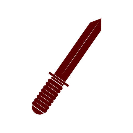 abstract medieval weapon on a white backgroundのイラスト素材