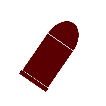abstract weapon silhouette on a white backgroundのイラスト素材