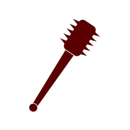 Abstract weapon silhouette illustration.のイラスト素材