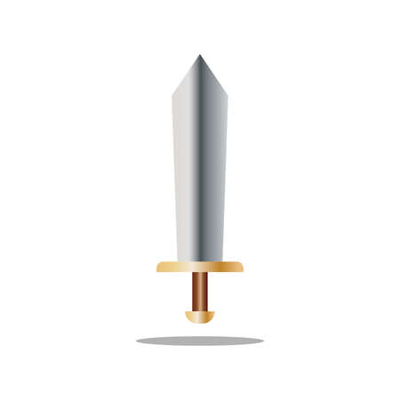 Video games sword symbol illustration.のイラスト素材