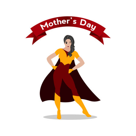 abstract mother day background with some special objectsのイラスト素材