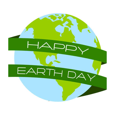 Abstract earth day background with some special objects.のイラスト素材