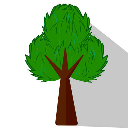 Abstract cute treeのイラスト素材