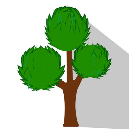 Abstract cute treeのイラスト素材