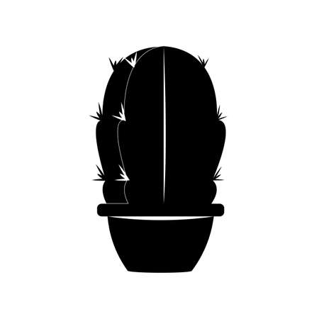 Abstract cute cactusのイラスト素材