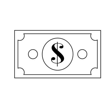 abstract money objectのイラスト素材