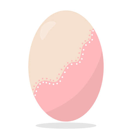 abstract easter egg on a white backgroundのイラスト素材