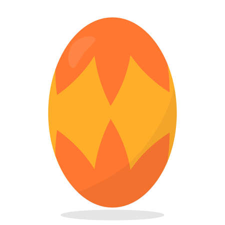 abstract easter egg on a white backgroundのイラスト素材