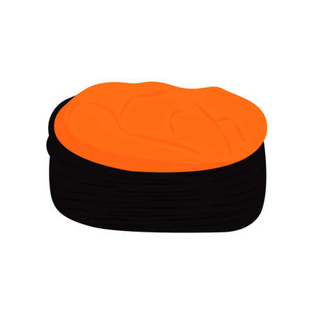 Abstract delicious sushi on a white backgroundのイラスト素材