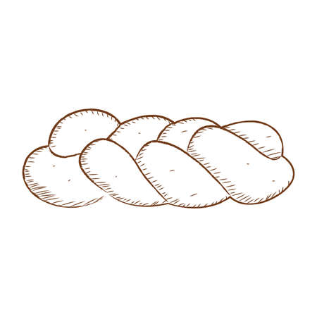 Abstract bakery foodのイラスト素材