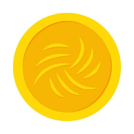Abstract virtual coinのイラスト素材