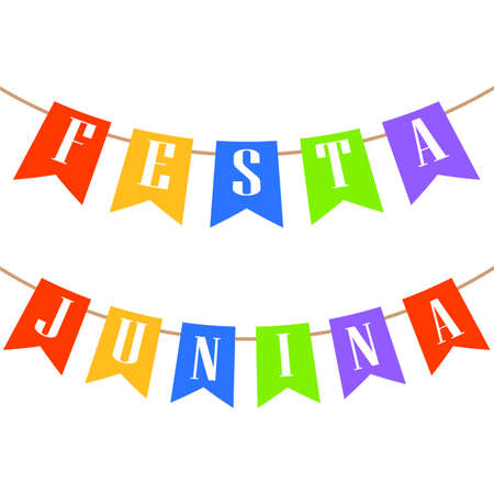 Festa junina objectのイラスト素材