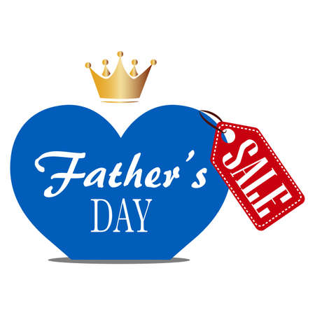 abstract fathers day sale background with some special objectsのイラスト素材
