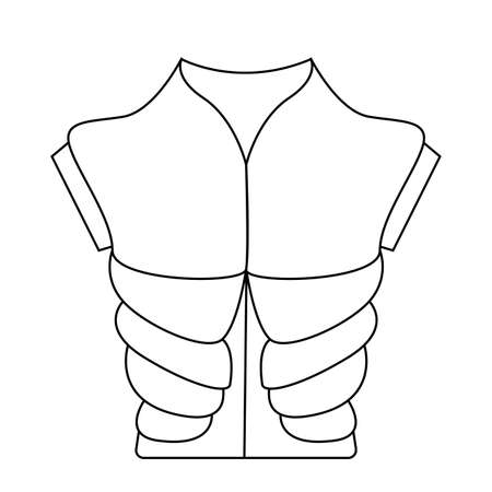 abstract medieval object on a white backgroundのイラスト素材