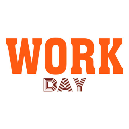 Work day design template