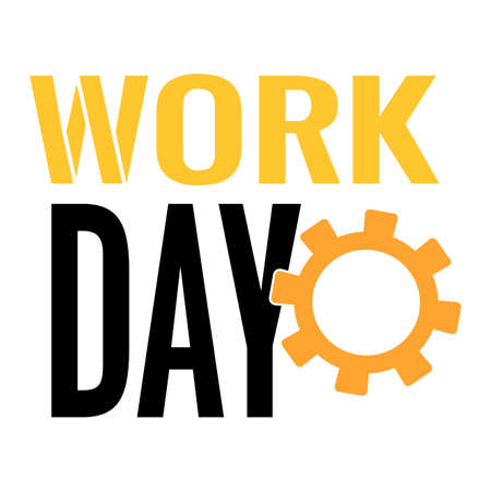 Abstract work day Background with some special objectsのイラスト素材