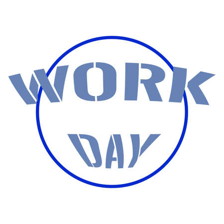 Abstract work day Background with some special objectsのイラスト素材