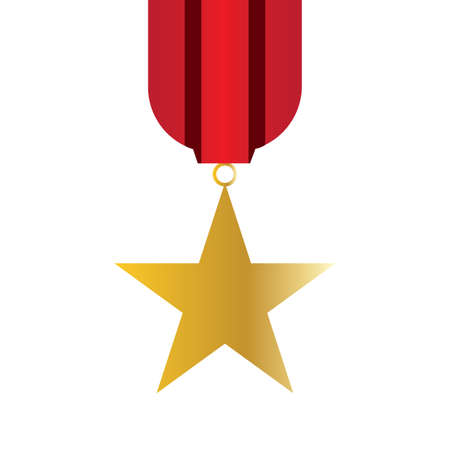 abstract winner symbol on a white backgroundのイラスト素材
