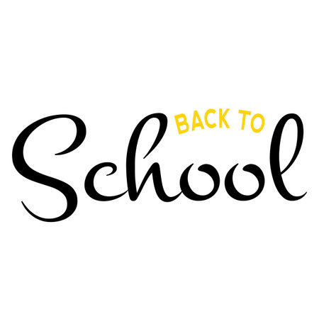 Abstract back to school background with some special objectsのイラスト素材